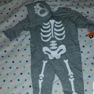 Circo Skeleton Bodysuit & Cap Costume 3-6 Months